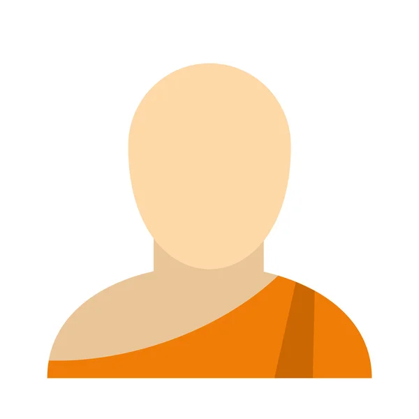 Буддийская плоская икона — стоковый вектор