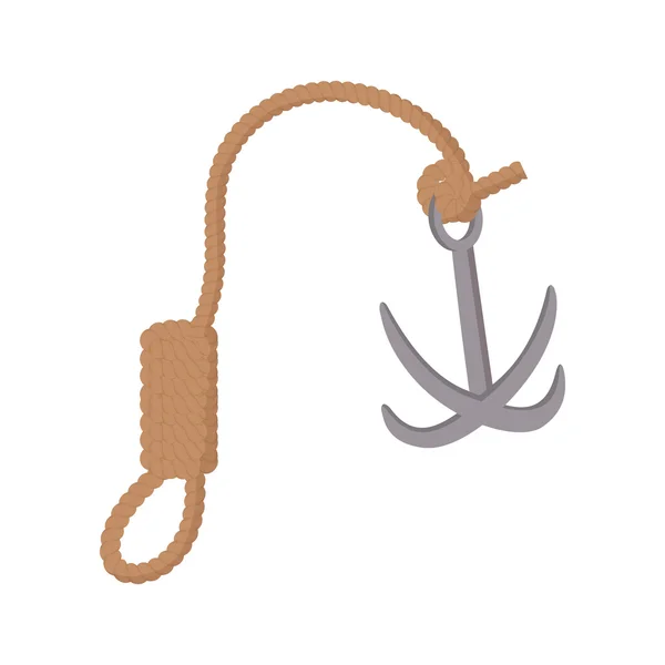 Ninja hook weapon cartoon icon Stock Illustration