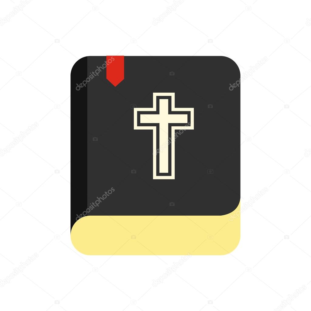 Bible single flat color icon