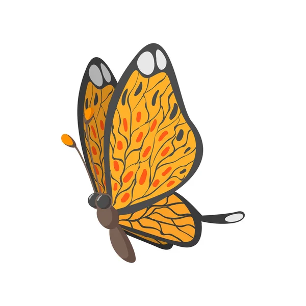 Mariposa icono de dibujos animados — Vector de stock