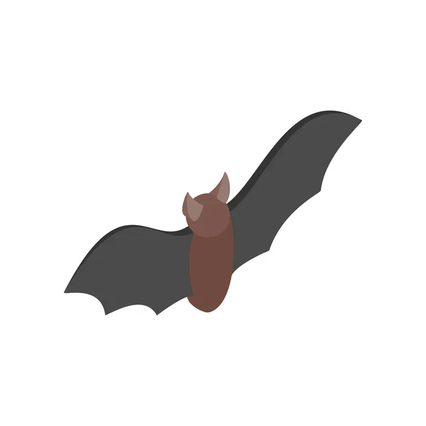 Bat isometrisches 3D-Symbol — Stockvektor