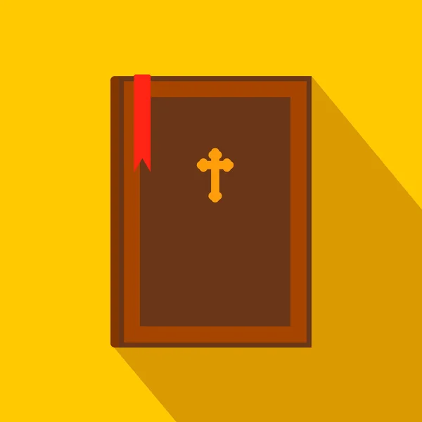 Bible book flat icon — Stock Vector