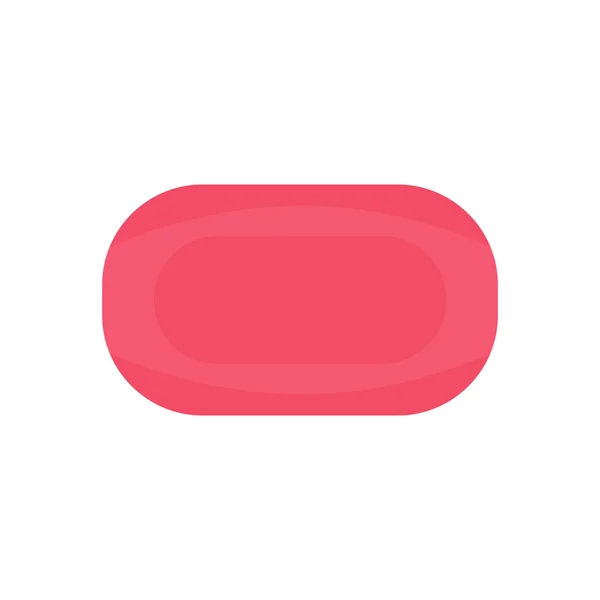 Jabón rosa plano — Archivo Imágenes Vectoriales