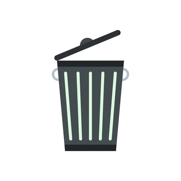 Basura puede plana — Vector de stock