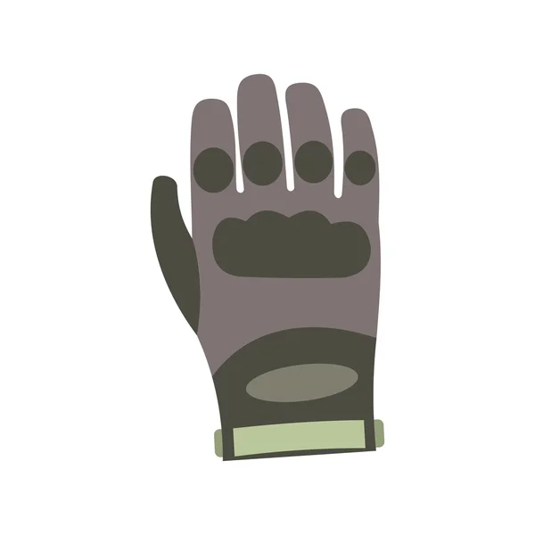 Paintball glove flat icon — Stock Vector