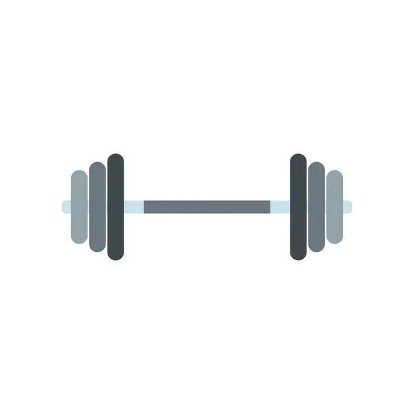 Barbell flat icon — Stock Vector