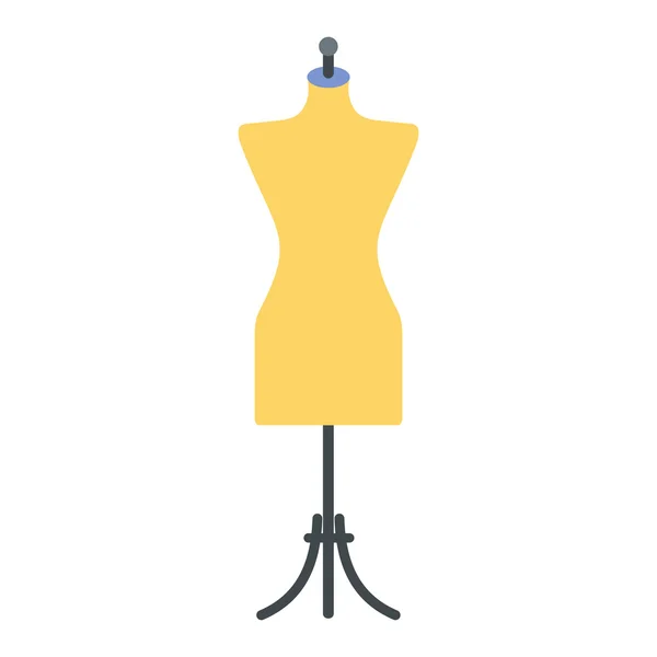 Modello Dressmaker icona piatta — Vettoriale Stock