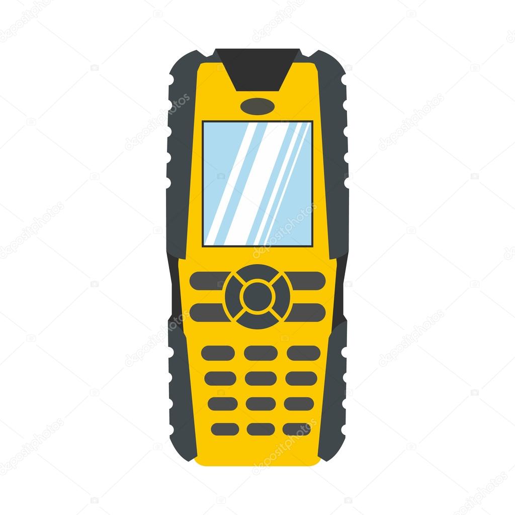 Mobile phone flat icon