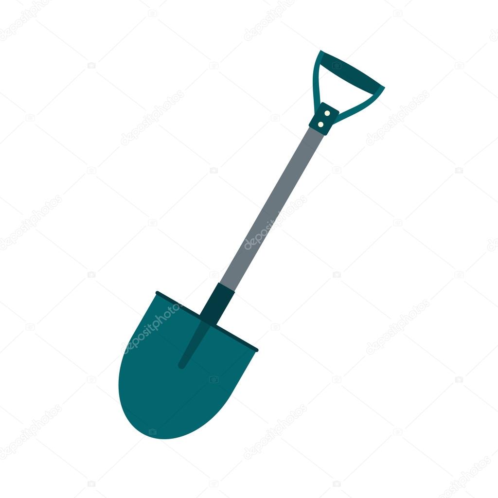 Shovel flat icon