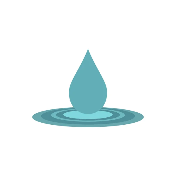 Vodopád ploché ikony — Stockový vektor
