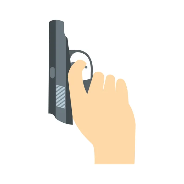 Startovní pistole ploché ikony — Stockový vektor