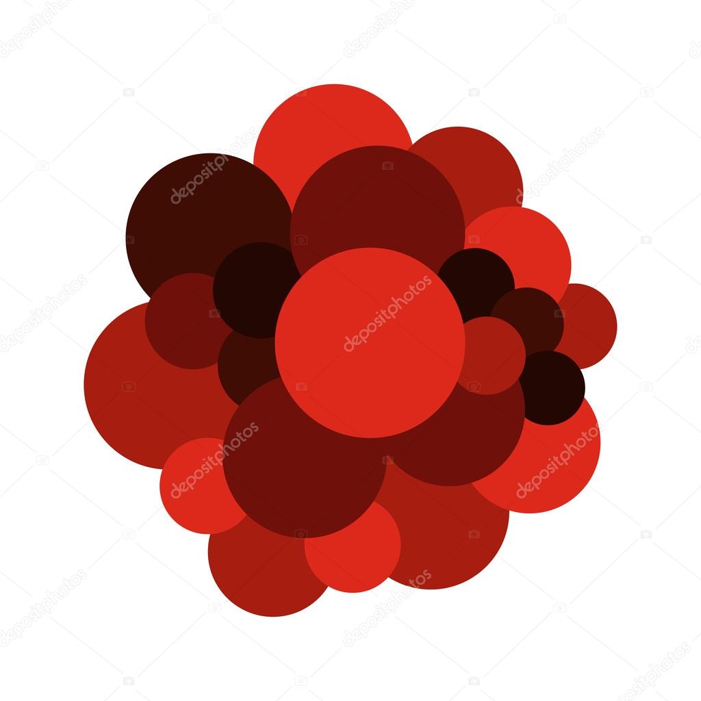 Blood cells flat icon