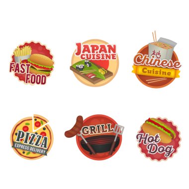 Fast Food çıkartmalar/Logo