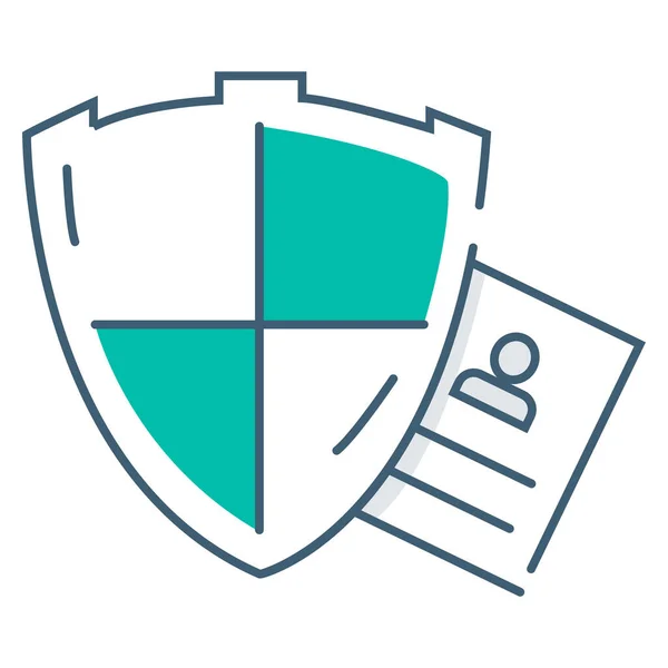 Kişisel veri güvenliği illüstrasyonu. Çevrimiçi dosya koruma sistemi kavramı. Güvenli bilgi aktarım şablonu. Düz dizayn. Vektör illüstrasyonu