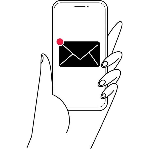 İnternet iletişimi, telefonla el.