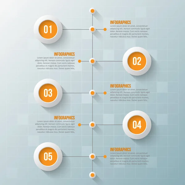 추상적 Infographic Elements Business Infographics — 스톡 벡터