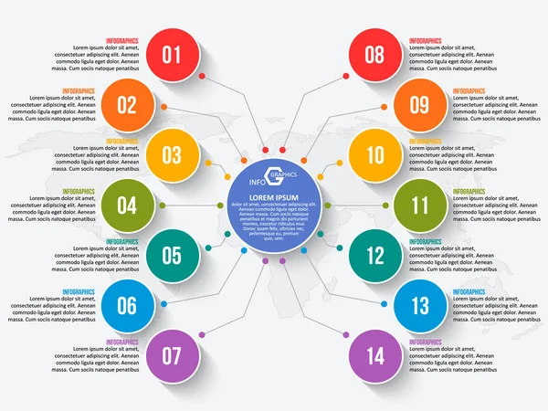 Διάνυσμα Αφηρημένα Χαρτί Infographic Στοιχεία Business Infographics — Διανυσματικό Αρχείο