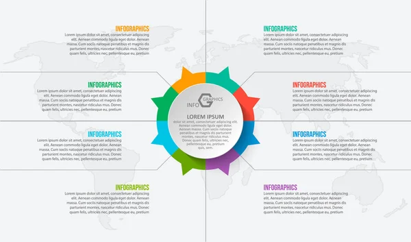 추상적 Infographic Elements Business Infographics — 스톡 벡터