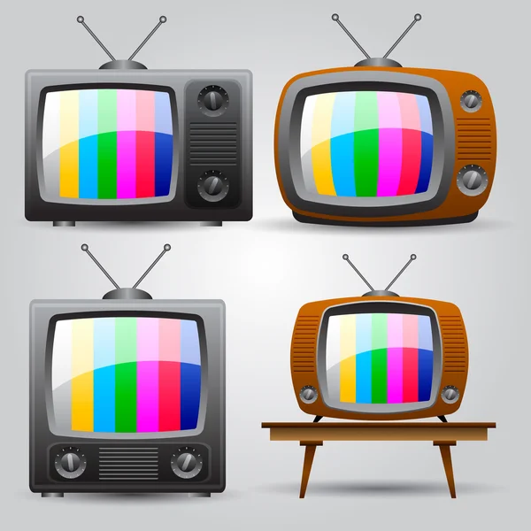 TV seti — Stok Vektör