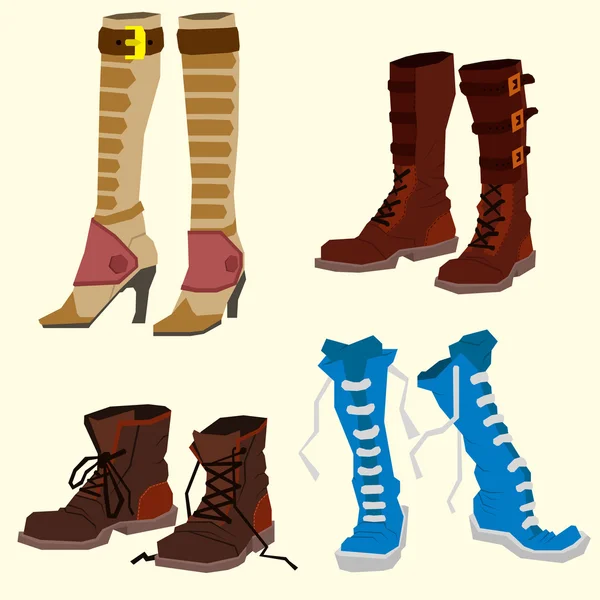 Shoes for all occasions — Stock Vector