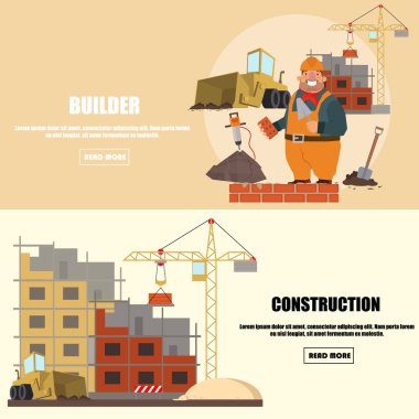 Engineer construction industrial factory