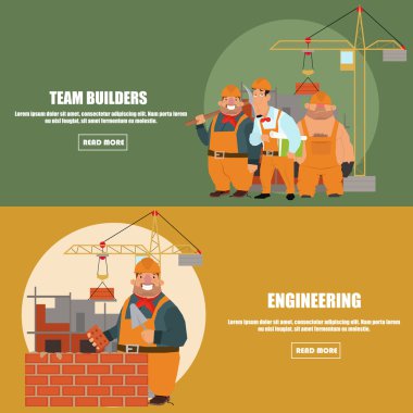 Engineer construction industrial factory