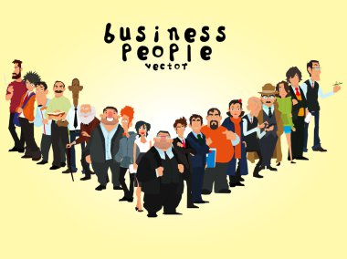 bir grup insan bir sarı