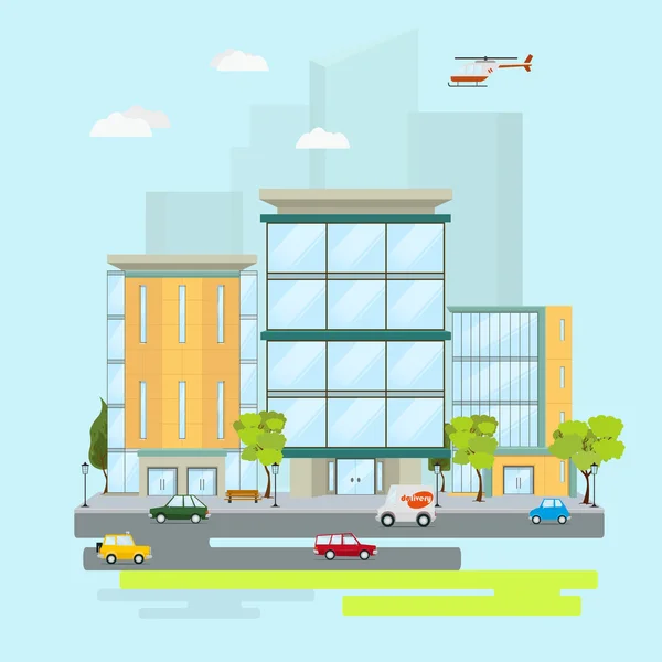 concept of business center.