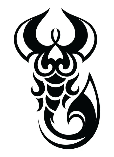 Akrep, sting, zehir, dövme, tehlikeli, sting, lokma, işaret, zodyak, vektör, illüstrasyon,