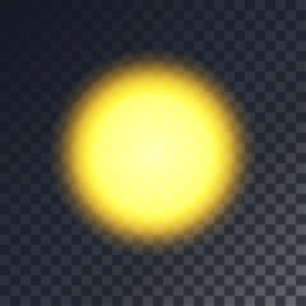 Vecteur jaune soleil — Image vectorielle