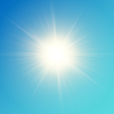 vektör sarı güneş