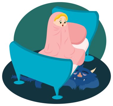 canavar yatağın altına