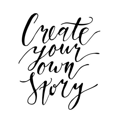 İlham verici yazı kompozisyon.