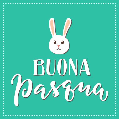 İtalyan mutlu Paskalya Yazdır.