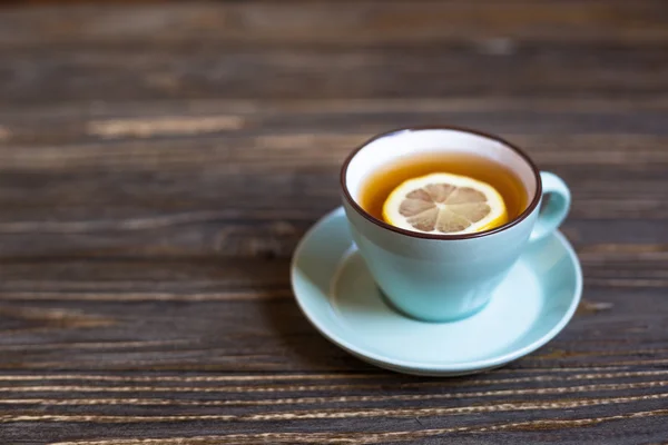 Forró tea citrommal — Stock Fotó