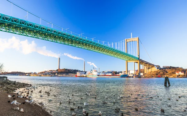 Älvsborgs bridge i Göteborg, Sverige — Stockfoto