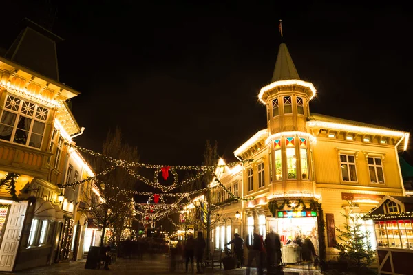 Weihnachtsbeleuchtung im Freizeitpark liseberg, gothenbur, schweden — Stockfoto