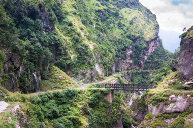 Dağlar, Kuzey Hindistan, Himalayalar güneşli bir günde
