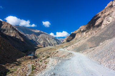 Himalaya dağ manzarası. Jammu ve Keşmir devlet, Kuzey Hindistan