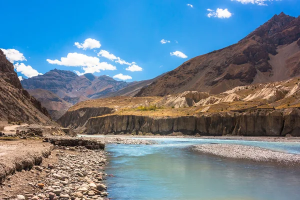 Himalaya dağ manzarası. Jammu ve Keşmir devlet, Kuzey Hindistan