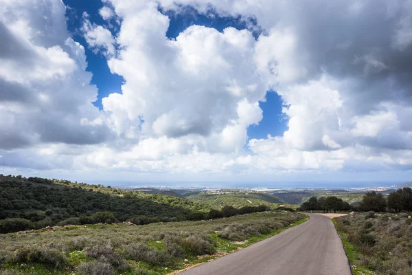 Hermoso camino en Israel — Foto de Stock