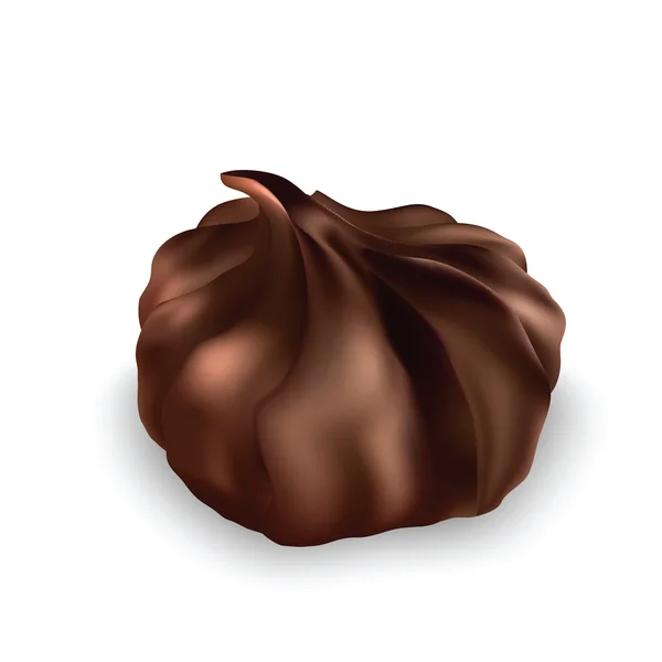 Guimauve au chocolat pour votre design — Image vectorielle