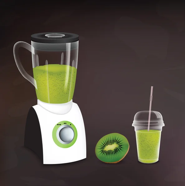 Blender voor koken smoothie — Stockvector