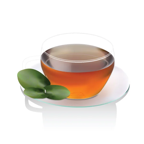 Tea party pour votre design — Image vectorielle