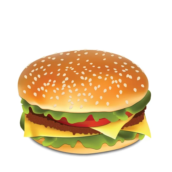 Hamburger für Ihr Design — Stockvektor