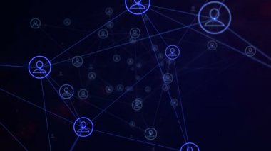 Sosyal ağ animasyon