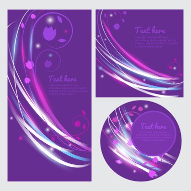 Vektör çiçek afiş ışık ile. Çok güzel çiçek el ilanı. Kapak ışık ve renkler. Renkli bir davet. Güzel tebrik kartı. Çiçekli sihirli arka plan. 