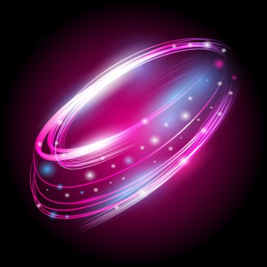 Güzel vektör ışığı efekti. Renkli ışıklar ile birden parlamak. Neon ve Işıma etkisi ile vektör arka plan. Uçan tasarım öğeleri.