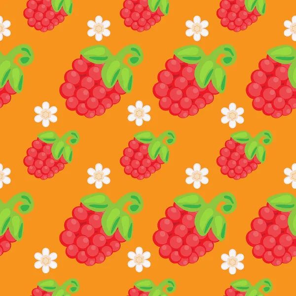 Beautiful berry seamless pattern — Stock Vector