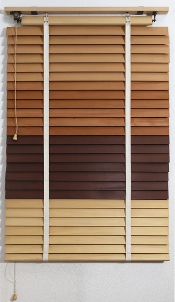 Blinds made of wood. Colour — Stock Photo, Image